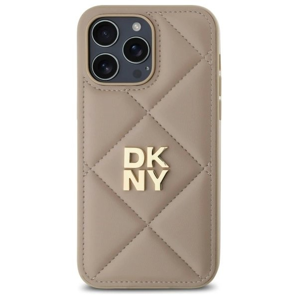Dėklas DKNY Quilted Stack Logo iPhone 14 Pro Max - Smėlinis 2 Dėklas DKNY Quilted Stack Logo iPhone 14 Pro Max - Smėlinis 2