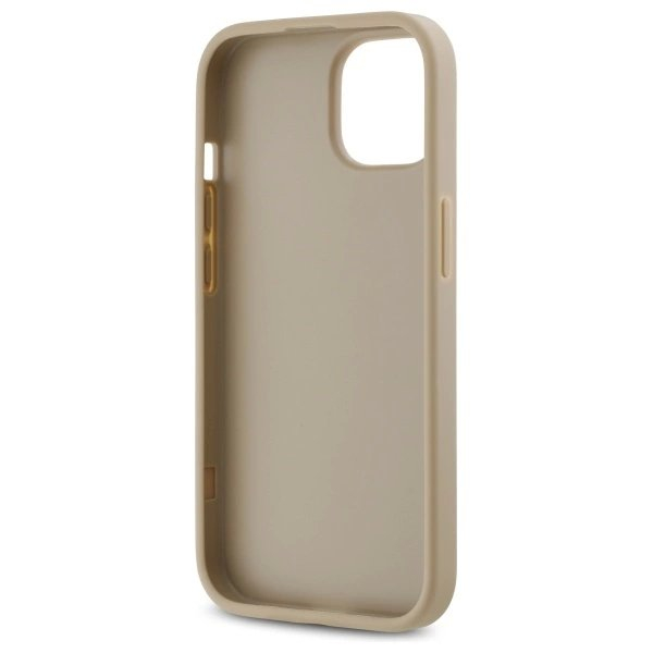 Dėklas DKNY Quilted Stack Logo iPhone 15  - Smėlinis 6 Dėklas DKNY Quilted Stack Logo iPhone 15  - Smėlinis 6