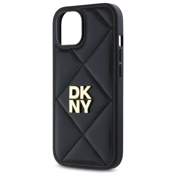 Dėklas DKNY Quilted Stack Logo iPhone 15 - Juodas 5 Dėklas DKNY Quilted Stack Logo iPhone 15 - Juodas 5