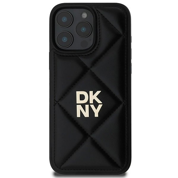 Dėklas DKNY Quilted Stack Logo iPhone 16 Pro - Juodas 2 Dėklas DKNY Quilted Stack Logo iPhone 16 Pro - Juodas 2