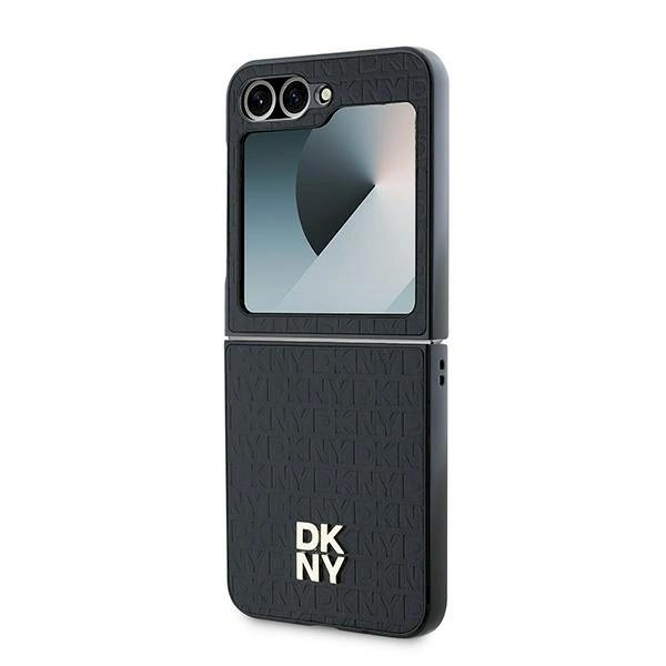 DKNY Repeat Pattern Stack Logo Dėklas Samsung Galaxy Z Flip6 - Juodas 5 DKNY Repeat Pattern Stack Logo Dėklas Samsung Galaxy Z Flip6 - Juodas 5