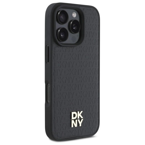 Dėklas DKNY Repeat Pattern Stack Logo MagSafe iPhone 16 Pro Max - Juodas 3 Dėklas DKNY Repeat Pattern Stack Logo MagSafe iPhone 16 Pro Max - Juodas 3