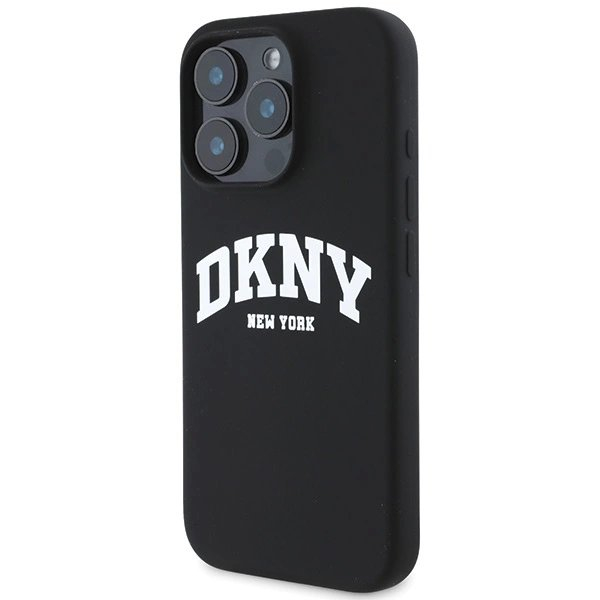 Dėklas DKNY Silicone White Printed Logo MagSafe iPhone 16 Pro Max - Juodas 1 Dėklas DKNY Silicone White Printed Logo MagSafe iPhone 16 Pro Max - Juodas 1