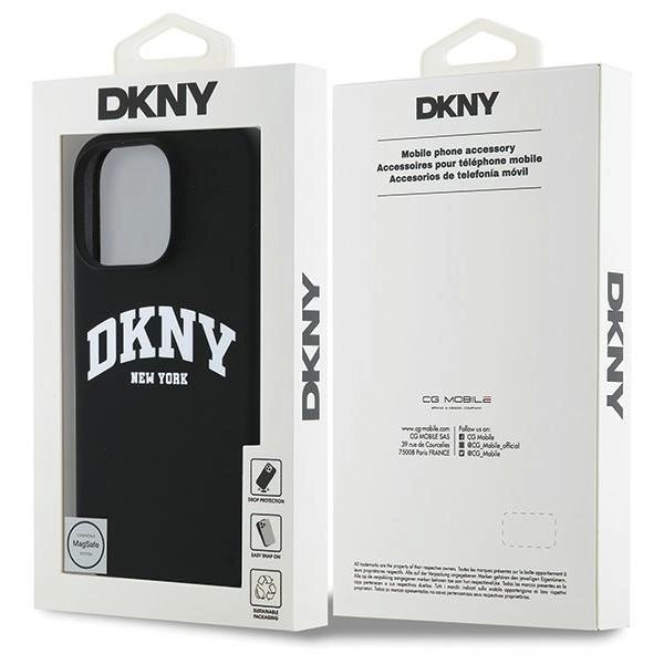 Dėklas DKNY Silicone White Printed Logo MagSafe iPhone 16 Pro Max - Juodas 7 Dėklas DKNY Silicone White Printed Logo MagSafe iPhone 16 Pro Max - Juodas 7