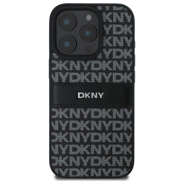 Dėklas DKNY Texture Pattern Tonal Stripe iPhone 16 Pro Max  - Juodas 2 Dėklas DKNY Texture Pattern Tonal Stripe iPhone 16 Pro Max  - Juodas 2