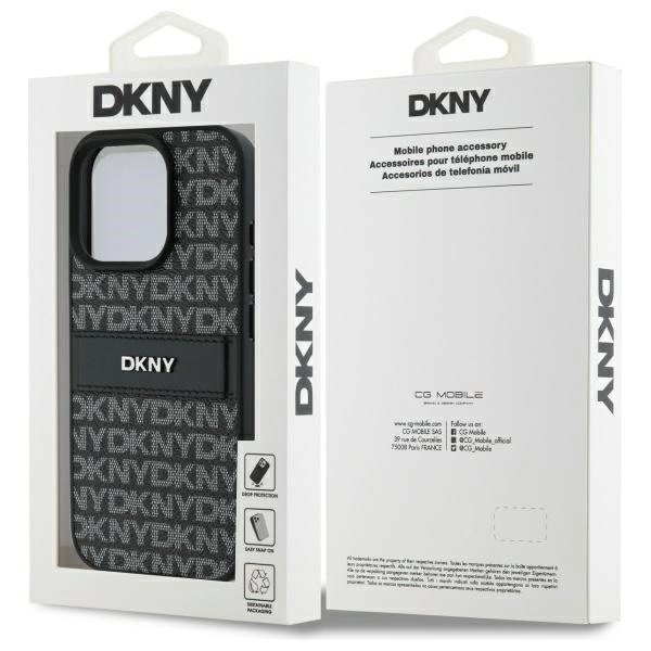 Dėklas DKNY Texture Pattern Tonal Stripe iPhone 16 Pro Max  - Juodas 7 Dėklas DKNY Texture Pattern Tonal Stripe iPhone 16 Pro Max  - Juodas 7