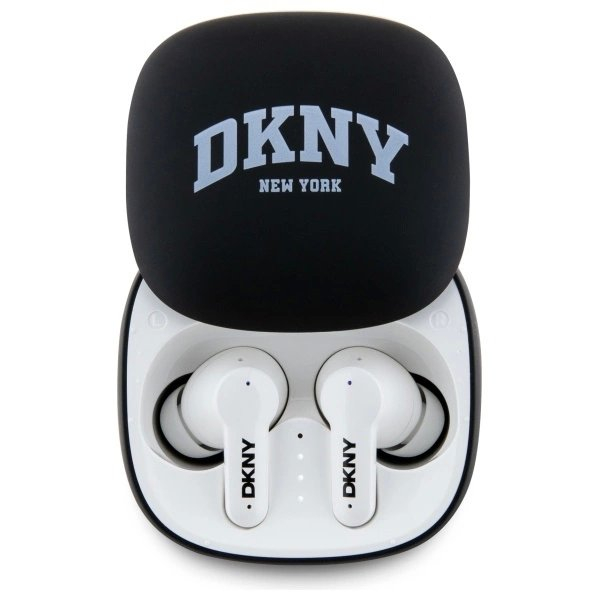 DKNY TWS BT 3D Rubber Matte Finish Bluetooth Headphones – juodas DKNY TWS BT 3D Rubber Matte Finish Bluetooth Headphones – juodas