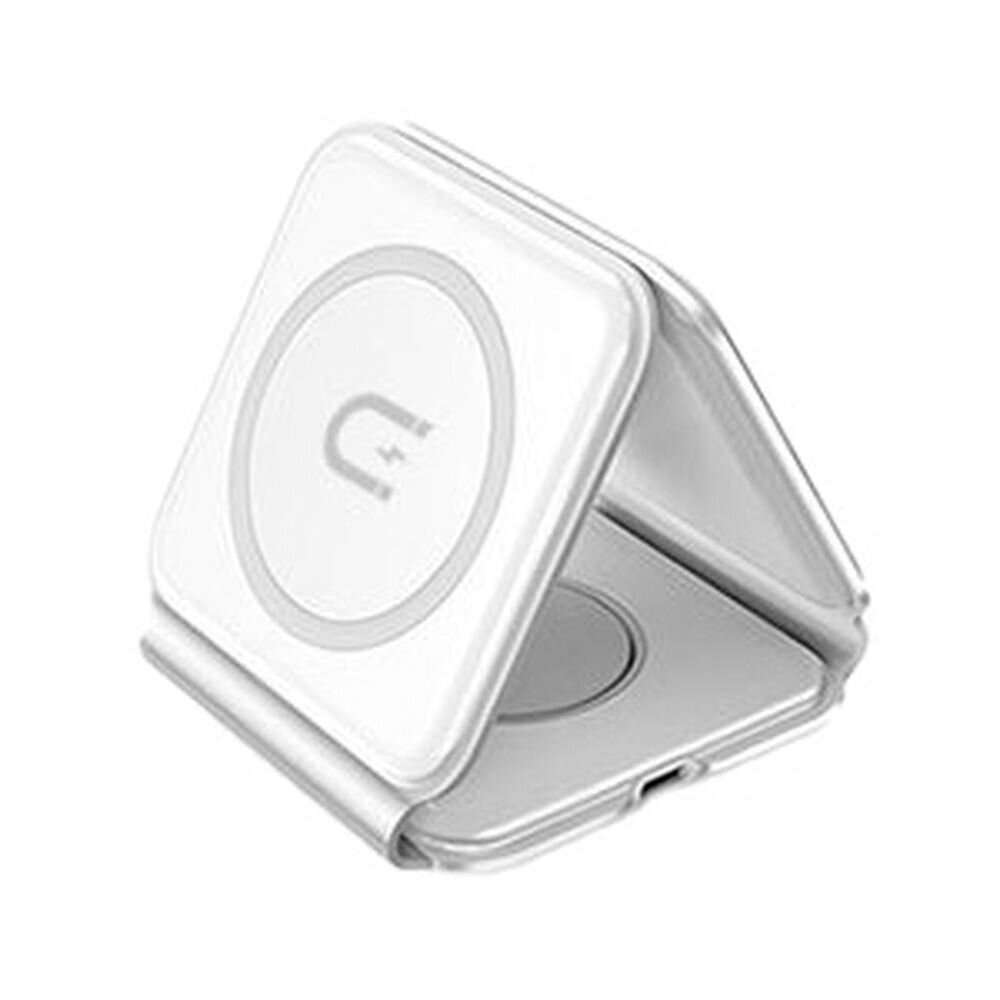 Dudao A11N 15W 3in1 inductive charger - Baltas Dudao A11N 15W 3in1 inductive charger - Baltas