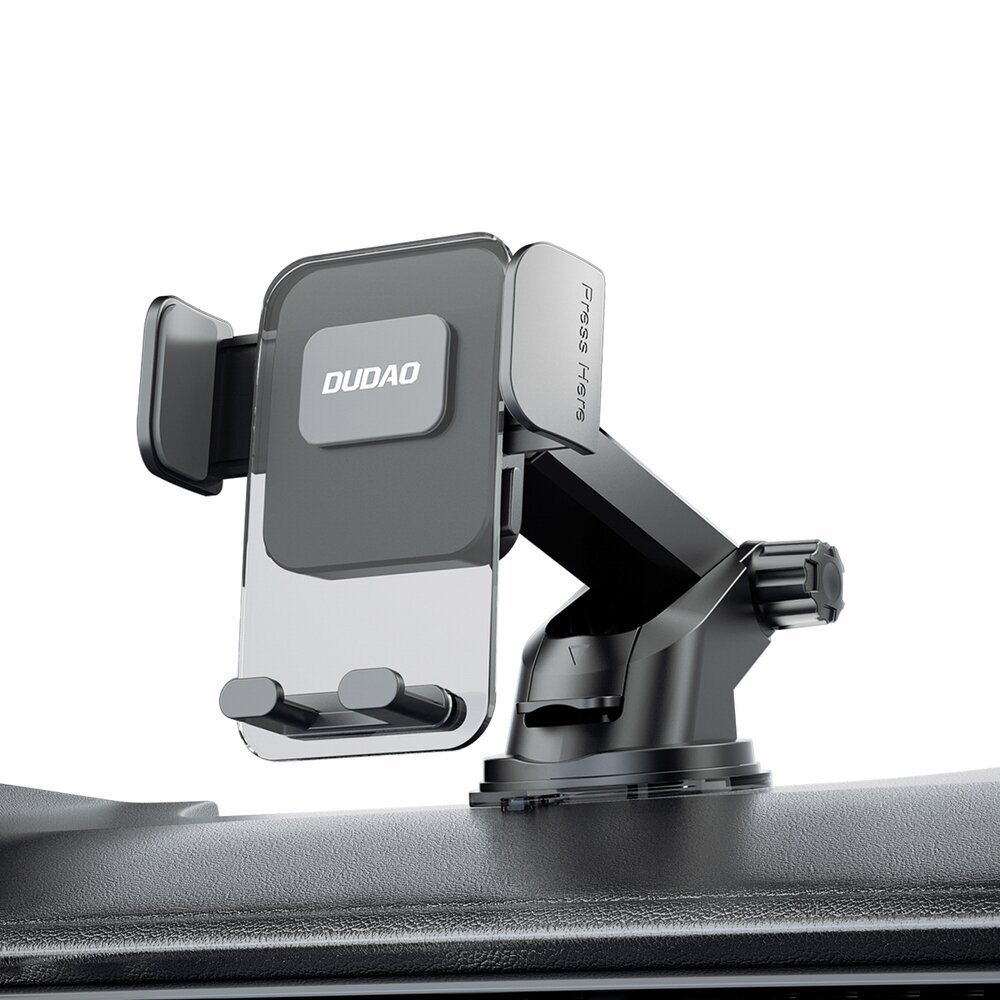 Dudao F8Max+ Laikilis telefonui gravitacinis ant lango arba panelės - Juodas 11