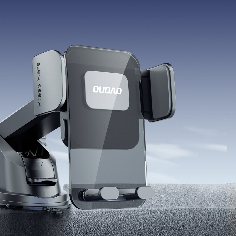 Dudao F8Max+ Laikilis telefonui gravitacinis ant lango arba panelės - Juodas 12