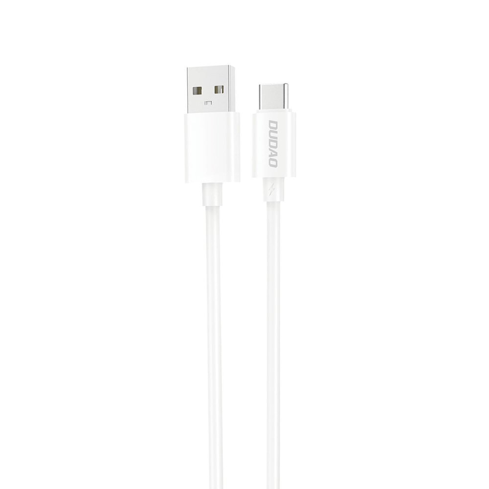 Krovimo kabelis Dudao L4ST USB-A / USB-C 2 A 1 m – baltas
