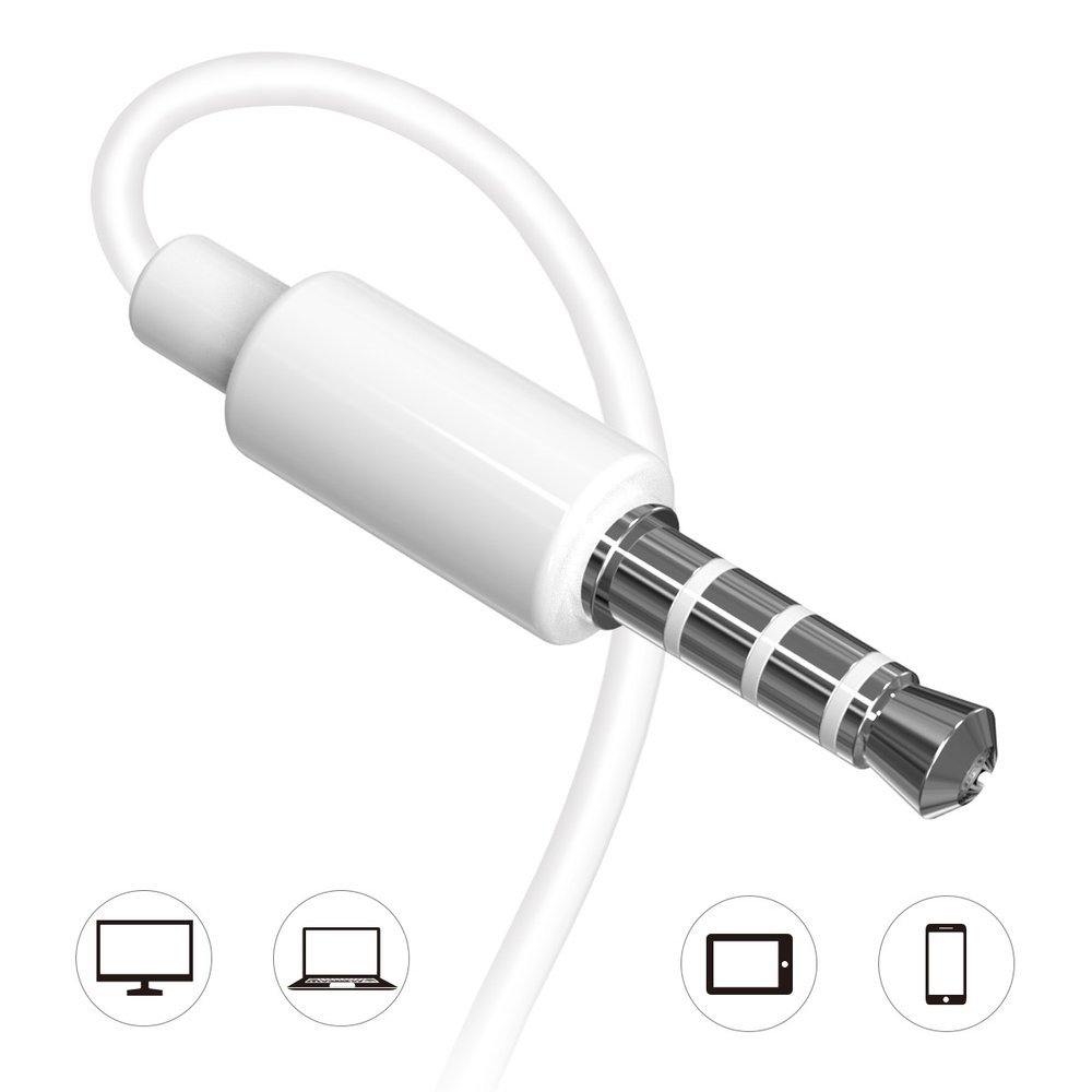 Ausinės Dudao Lateral Earphones Earbuds Headphones Baltos (X10S white) 9 Ausinės Dudao Lateral Earphones Earbuds Headphones Baltos (X10S white) 9