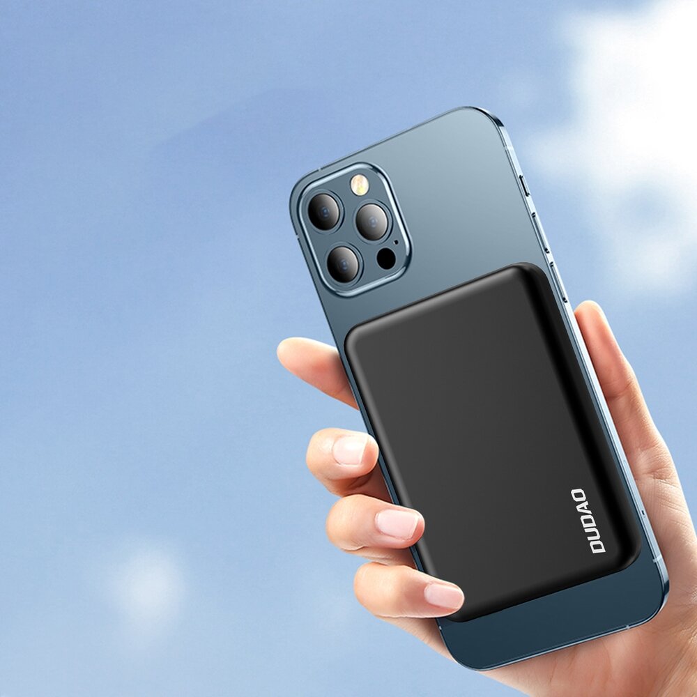 Dudao wireless magsafe power bank 5000mAh white (K14S) 3 Dudao wireless magsafe power bank 5000mAh white (K14S) 3