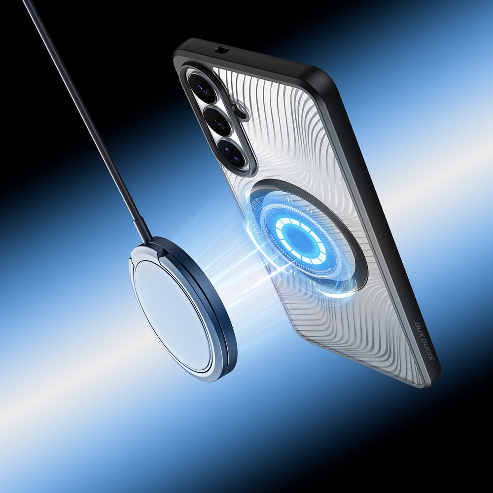 Samsung Galaxy S26 Dux Ducis Aimo Mag MagSafe dėklas – juodas 4 Samsung Galaxy S26 Dux Ducis Aimo Mag MagSafe dėklas – juodas 4