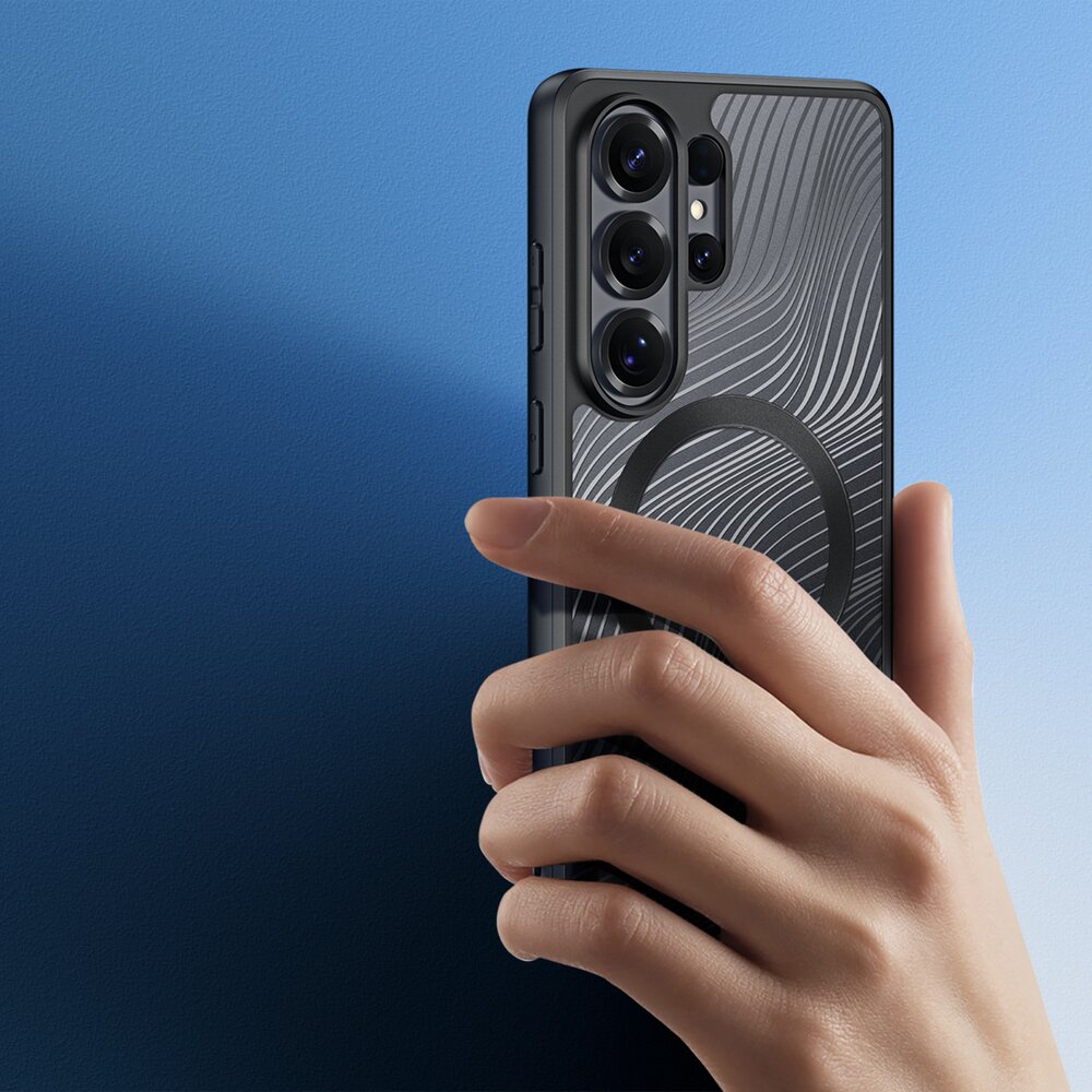 Samsung Galaxy S26 Ultra Dux Ducis Aimo Mag MagSafe dėklas – juodas 3 Samsung Galaxy S26 Ultra Dux Ducis Aimo Mag MagSafe dėklas – juodas 3