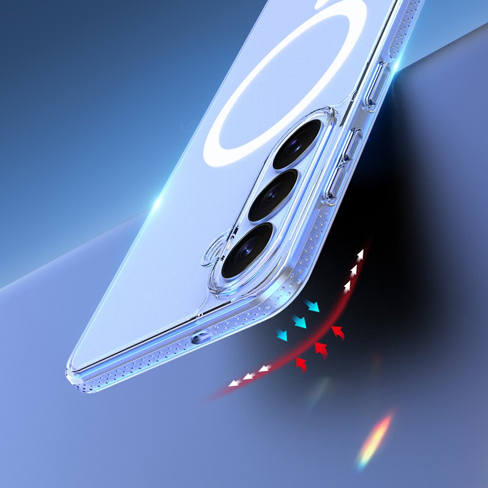 Samsung Galaxy S26 Plus Dux Ducis Clin Mag MagSafe dėklas – skaidrus 8
