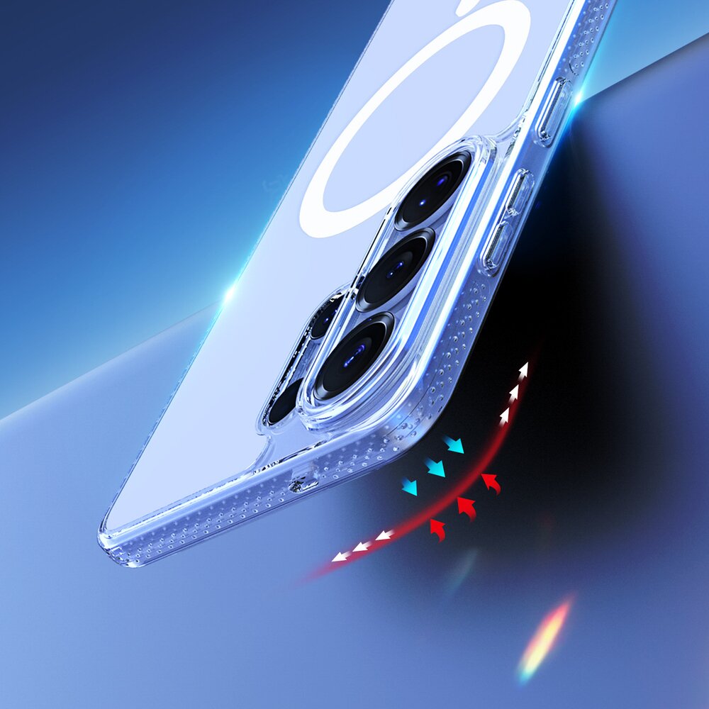 Samsung Galaxy S26 Ultra Dux Ducis Clin Mag MagSafe dėklas – skaidrus 9