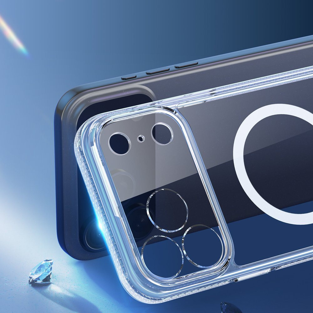 iPhone 17 Pro Dux Ducis Clin Mag MagSafe dėklas – skaidrus 6