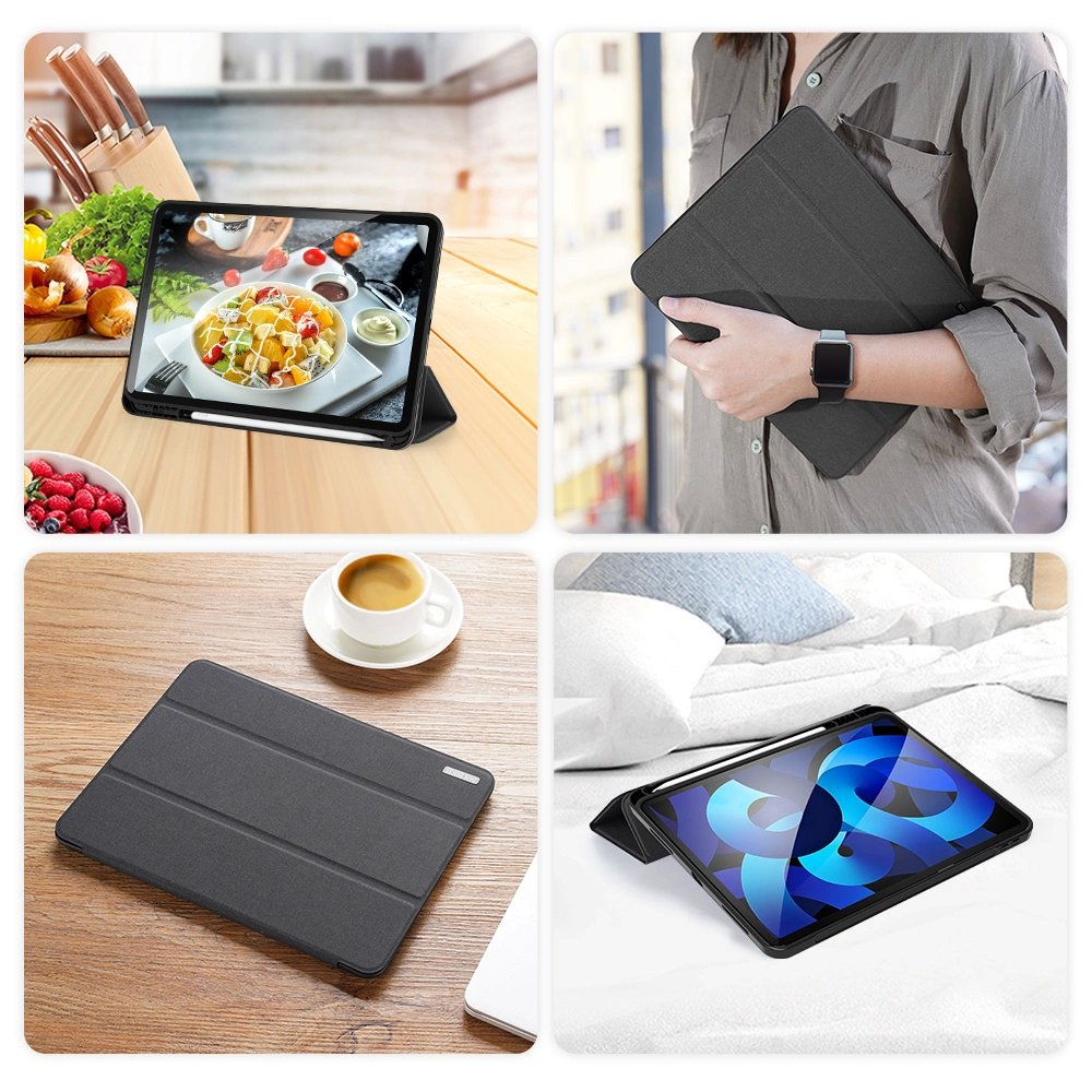 Dux Ducis Domo flip and smart sleep Dėklas iPad Air 4 / 5 10.9'' - Juodas 10 Dux Ducis Domo flip and smart sleep Dėklas iPad Air 4 / 5 10.9'' - Juodas 10