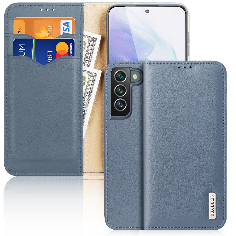 Dėklas Dux Ducis Hivo Leather Samsung Galaxy S22 Plus Mėlynas Dėklas Dux Ducis Hivo Leather Samsung Galaxy S22 Plus Mėlynas
