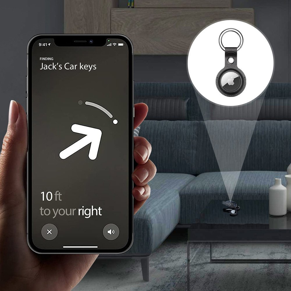 Akcija! Dėklas Dux Ducis skirtas Apple AirTag juodas  6