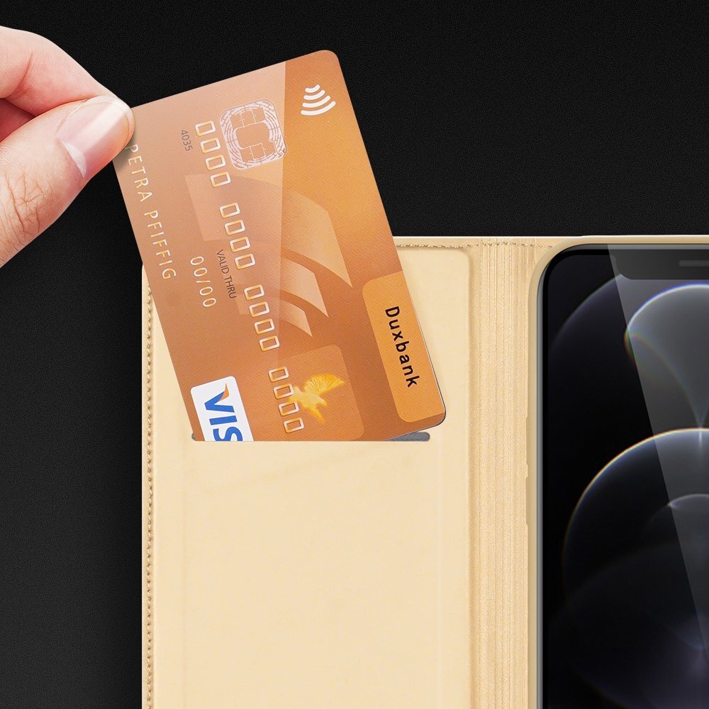 Atverčiamas dėklas Dux Ducis Skin Pro iPhone 13 Pro Mėlynas 17 Atverčiamas dėklas Dux Ducis Skin Pro iPhone 13 Pro Mėlynas 17