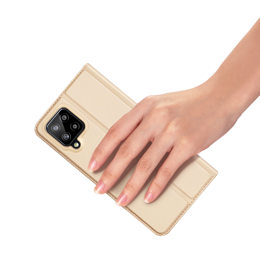 Atverčiamas Dėklas Dux Ducis Skin Pro Samsung Galaxy A22 4G Auksinis 6 Atverčiamas Dėklas Dux Ducis Skin Pro Samsung Galaxy A22 4G Auksinis 6