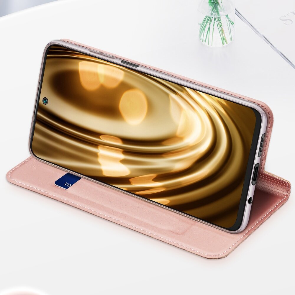 Atverčiamas dėklas Dux Ducis Skin Pro Xiaomi Redmi 10 Auksinis 15 Atverčiamas dėklas Dux Ducis Skin Pro Xiaomi Redmi 10 Auksinis 15