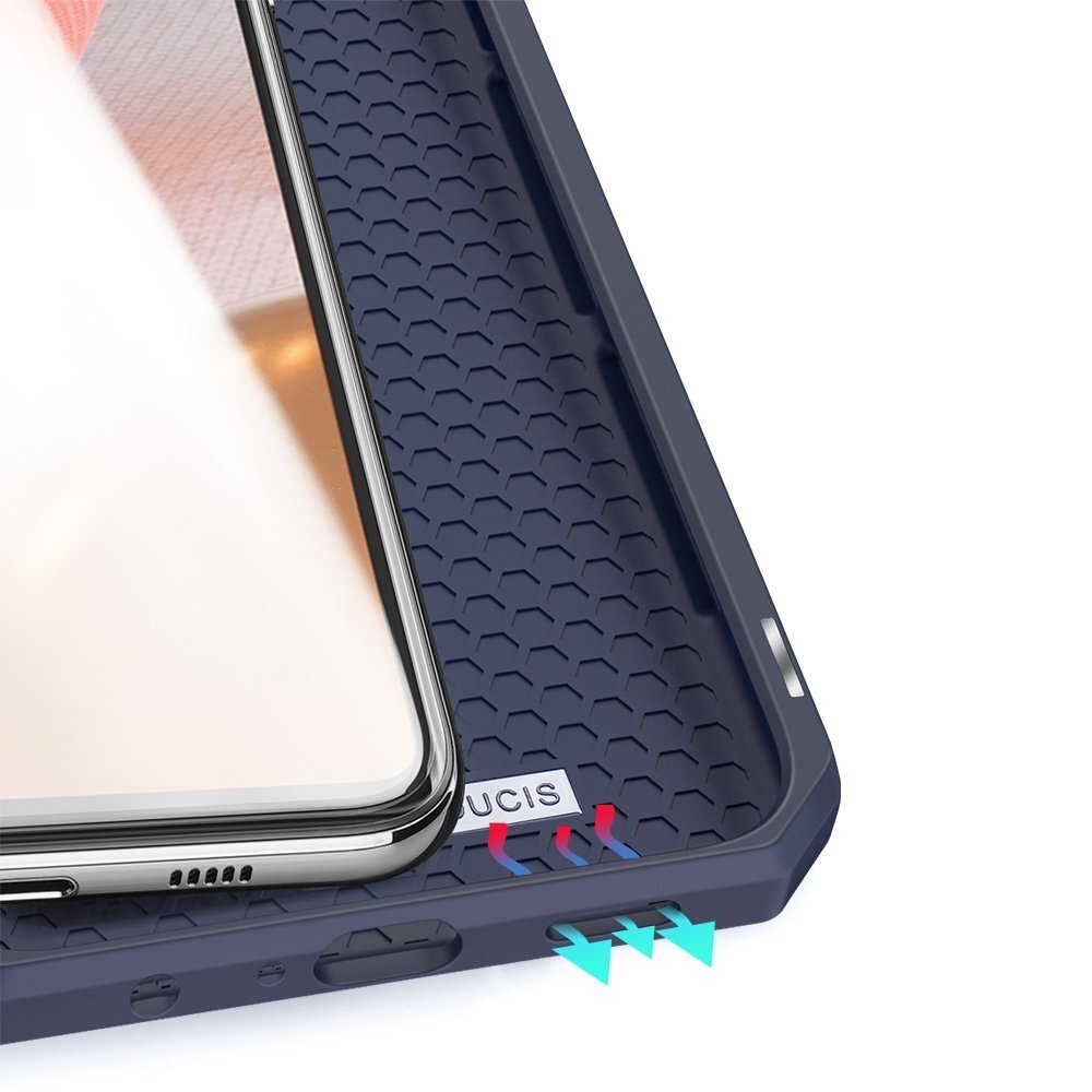 Atverčiamas dėklas DUX DUCIS Skin X Samsung Galaxy A72 4G Tamsiai mėlynas 7 Atverčiamas dėklas DUX DUCIS Skin X Samsung Galaxy A72 4G Tamsiai mėlynas 7