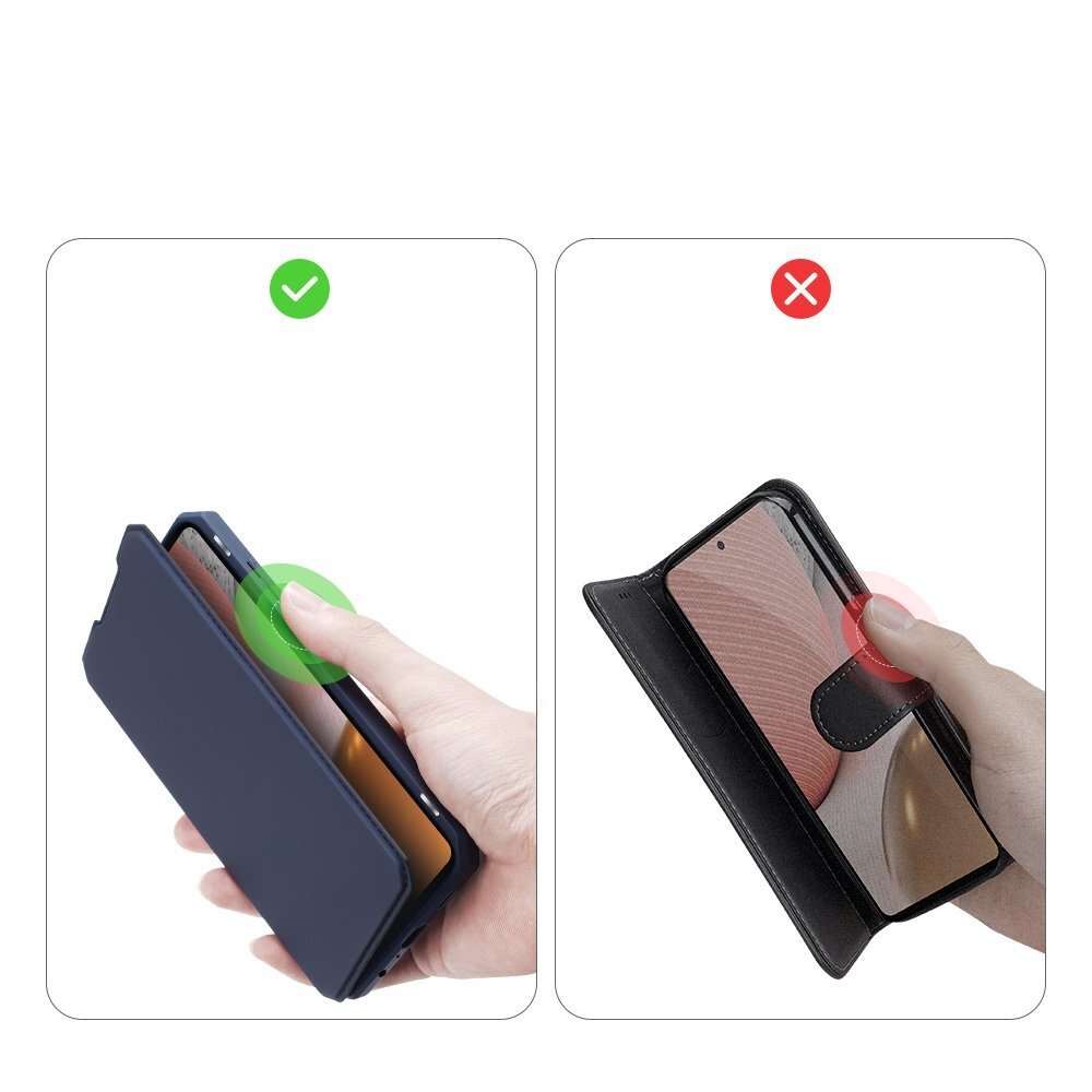 Atverčiamas dėklas DUX DUCIS Skin X Samsung Galaxy A72 4G Tamsiai mėlynas 8 Atverčiamas dėklas DUX DUCIS Skin X Samsung Galaxy A72 4G Tamsiai mėlynas 8