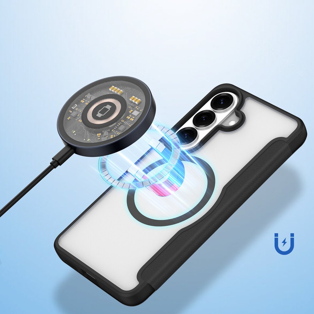 Samsung Galaxy S26+ Dux Ducis Skin X Pro MagSafe Wallet dėklas – juodas 2