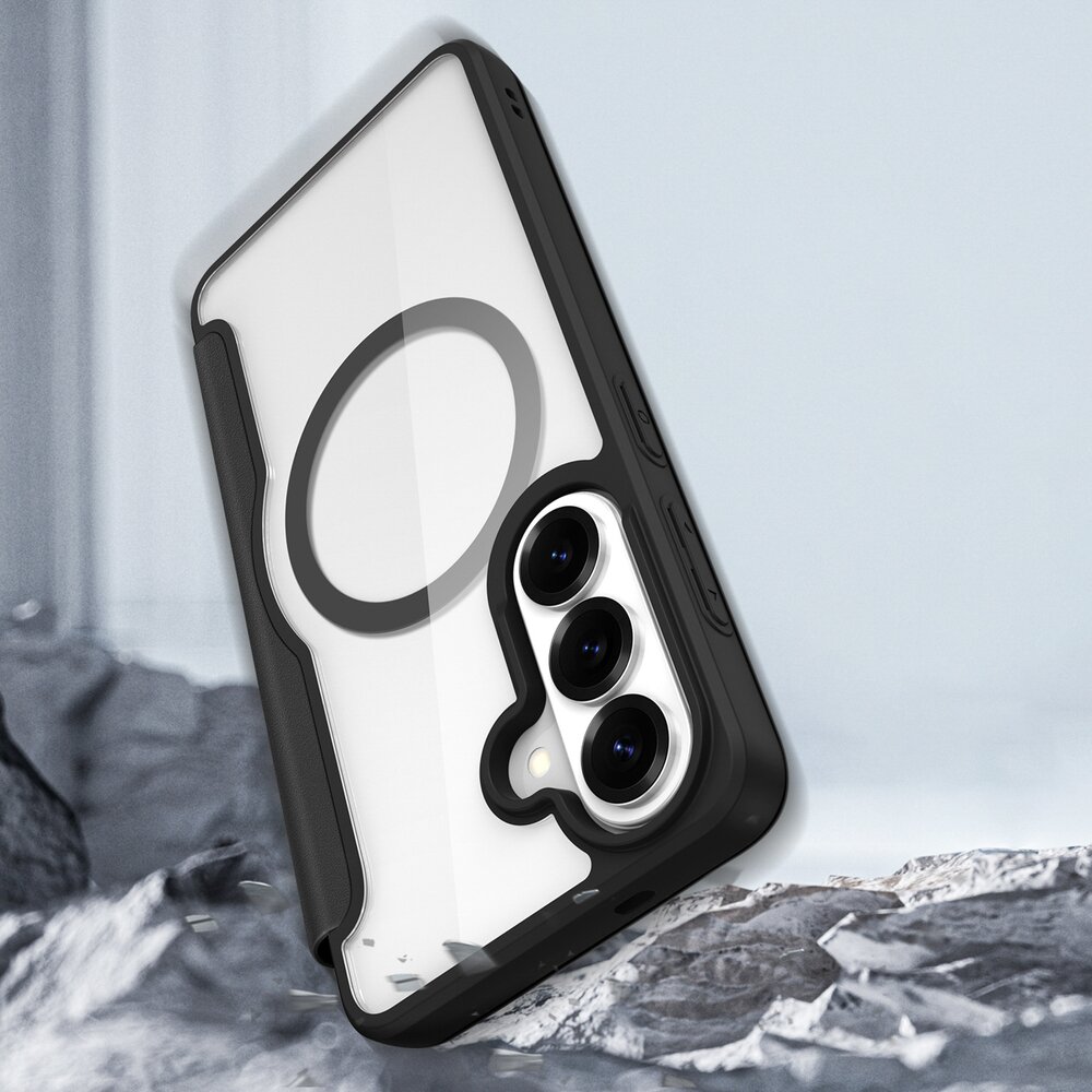 Samsung Galaxy S26+ Dux Ducis Skin X Pro MagSafe Wallet dėklas – juodas 9