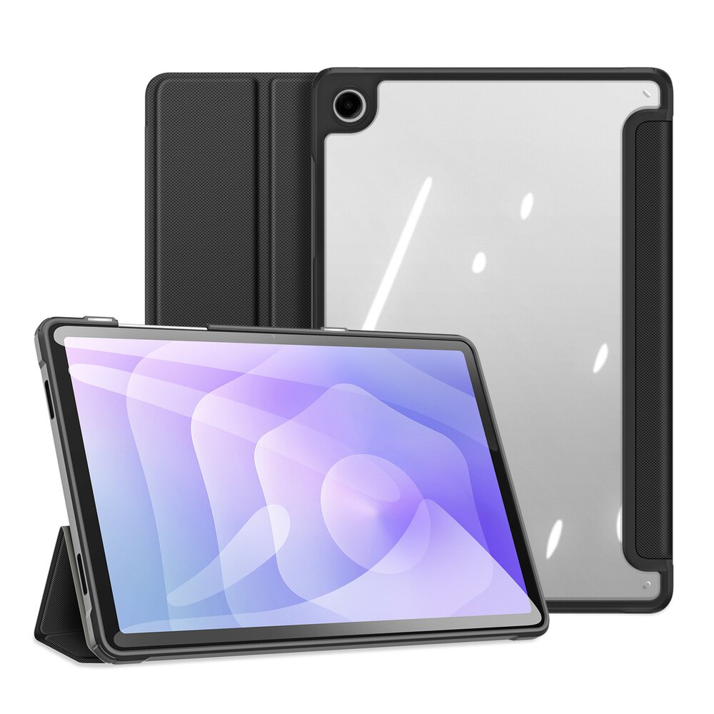 Samsung Galaxy Tab A11 Plus / A9 Plus Dux Ducis Toby Armored atverčiamas dėklas – juodas 2