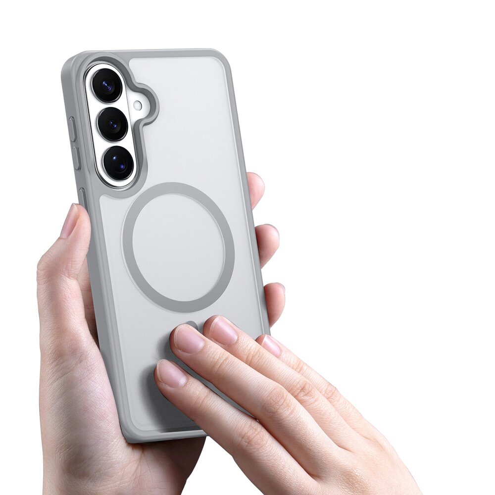 Samsung Galaxy S26 Plus Dux Ducis Yind MagSafe dėklas – pilkas 5 Samsung Galaxy S26 Plus Dux Ducis Yind MagSafe dėklas – pilkas 5