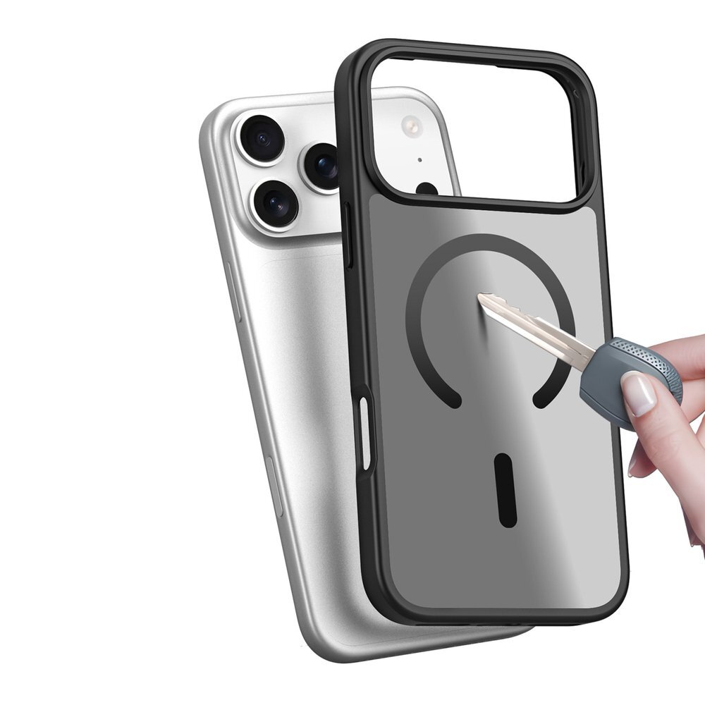 iPhone 17 Pro Max dėklas Dux Ducis Yind, MagSafe – juodas 6