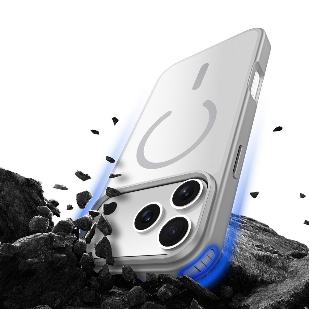 iPhone 17 Pro Max dėklas Dux Ducis Yind, MagSafe – pilkas 7 iPhone 17 Pro Max dėklas Dux Ducis Yind, MagSafe – pilkas 7