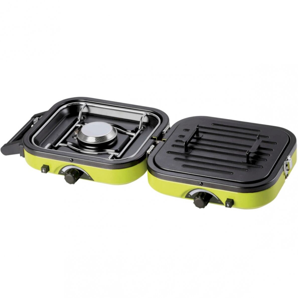 DUAL COMPACT + GRILL double camping stove 4