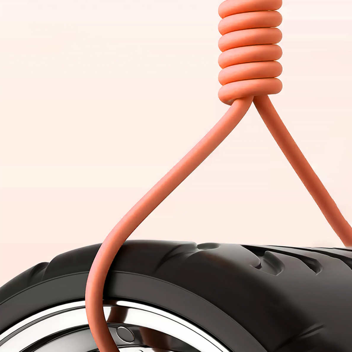 Dudao 30W USB to Lightning charging cable 180° Rotation 1 m - Oranžinis 6 Dudao 30W USB to Lightning charging cable 180° Rotation 1 m - Oranžinis 6