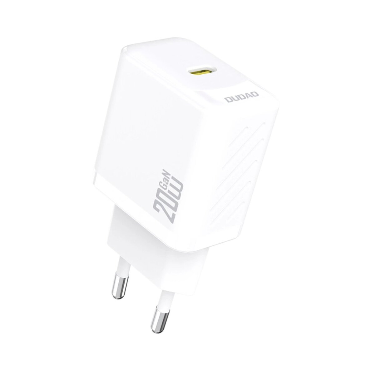 Sieninis įkroviklis Dudao A26 PD 20 W GaN USB-C – baltas Sieninis įkroviklis Dudao A26 PD 20 W GaN USB-C – baltas