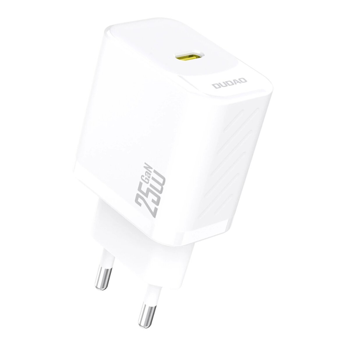 Sieninis įkroviklis Dudao A27 25 W GaN USB-C – baltas Sieninis įkroviklis Dudao A27 25 W GaN USB-C – baltas