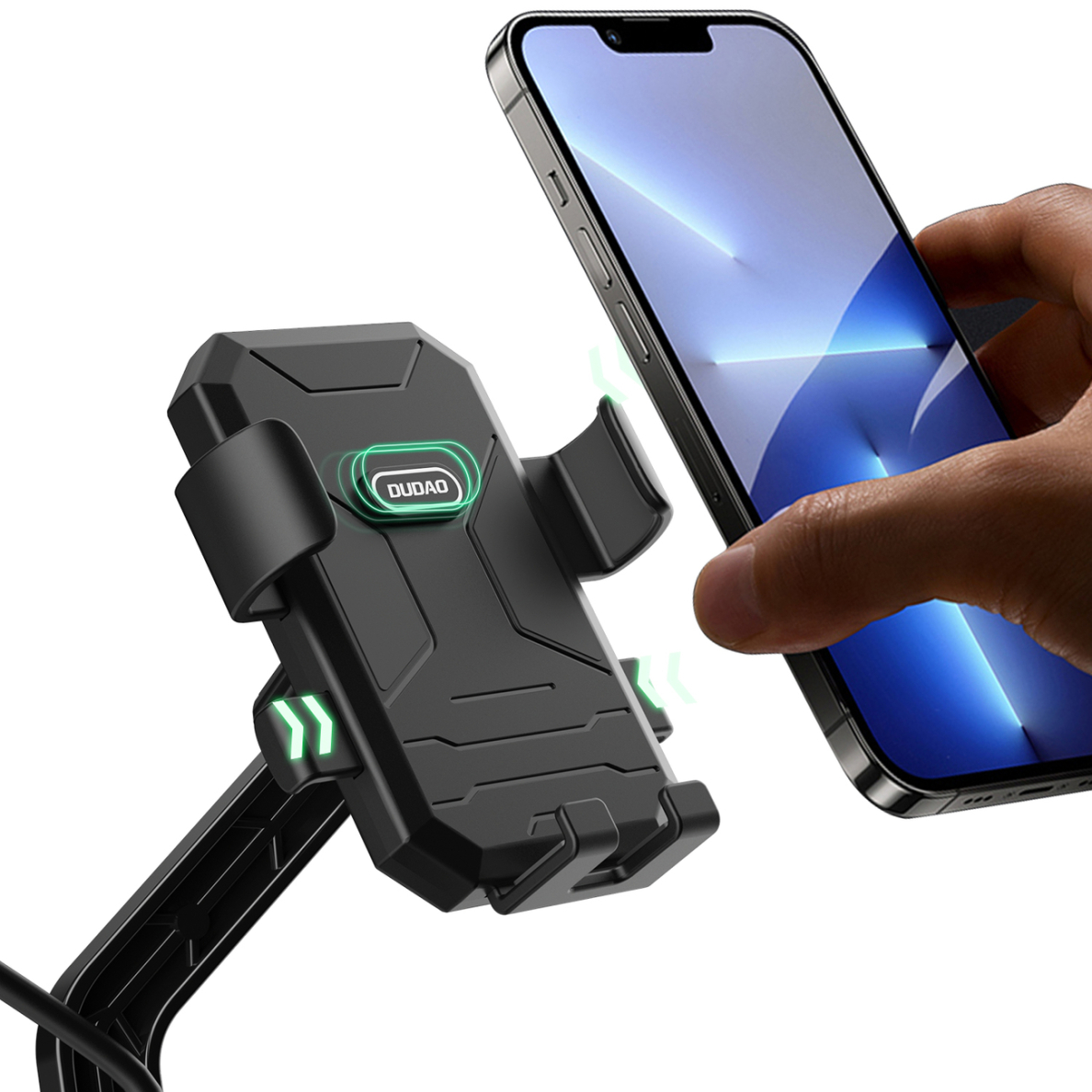 Dudao F7C+ bicycle / motorcycle phone holder - black 1 Dudao F7C+ bicycle / motorcycle phone holder - black 1