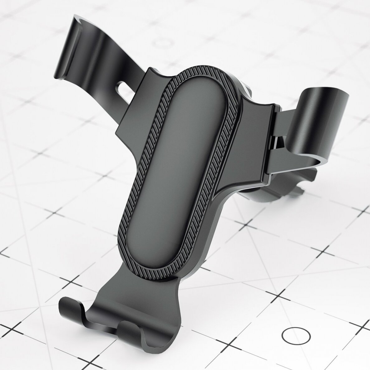 Laikiklis Dudao gravitational smartphone holder Juodas (F7s) 10 Laikiklis Dudao gravitational smartphone holder Juodas (F7s) 10