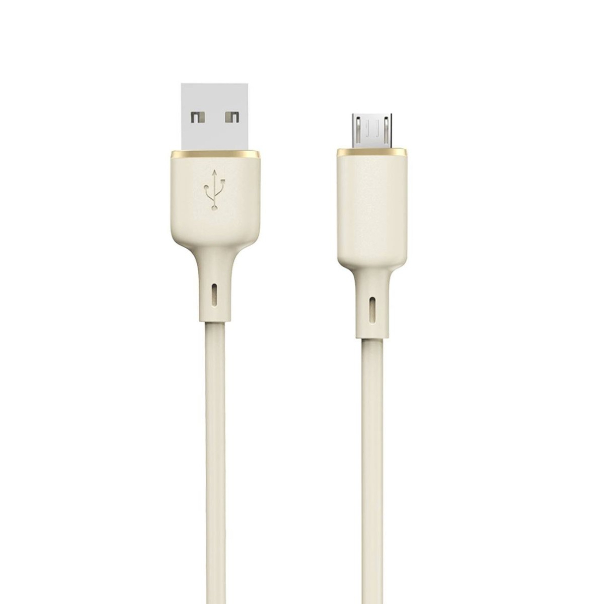 Dudao L7SM USB-A - micro USB Kabelis 5A 1m - beige Dudao L7SM USB-A - micro USB Kabelis 5A 1m - beige