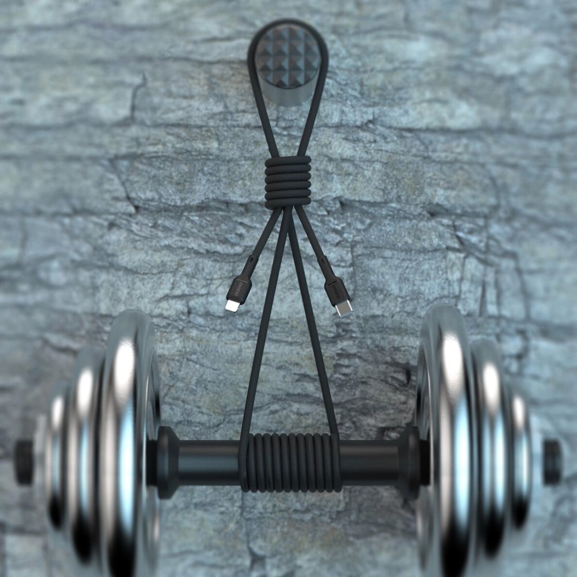 Krovimo kabelis Dudao L9C Max 240 W PD USB-C – USB-C 1.2 m – juodas 1