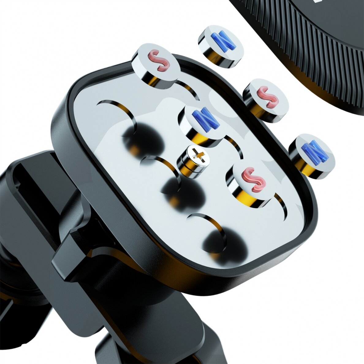 Laikiklis Dudao magnetic car holder for air vent (F6Pro) 2 Laikiklis Dudao magnetic car holder for air vent (F6Pro) 2