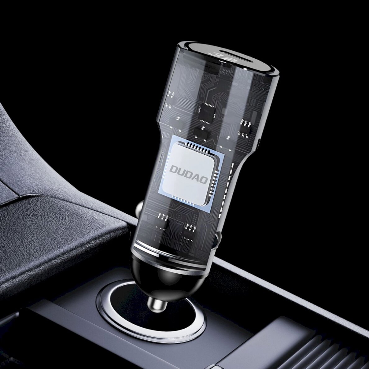 Dudao R14 USB-C 30W PD car Įkroviklis - silver 4 Dudao R14 USB-C 30W PD car Įkroviklis - silver 4