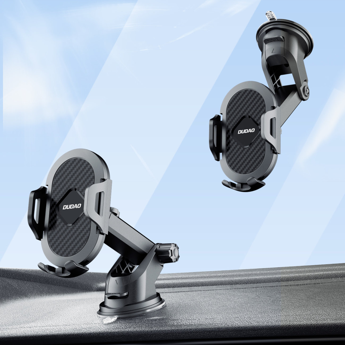 Laikiklis Dudao Telescopic Gravity Juodas (new F2S) 6 Laikiklis Dudao Telescopic Gravity Juodas (new F2S) 6