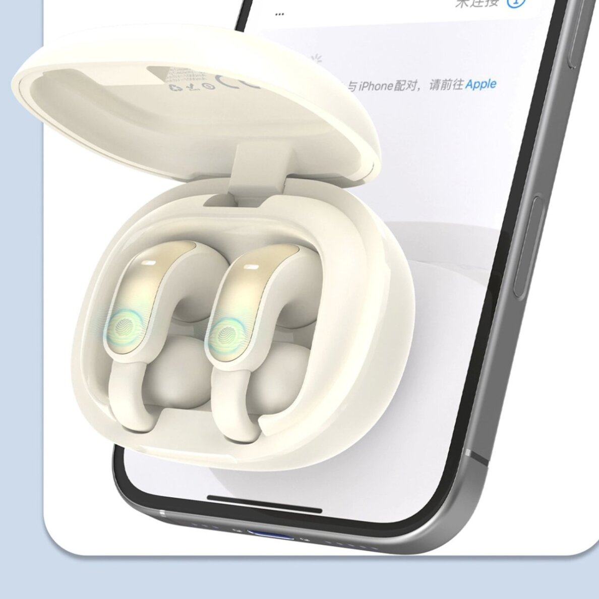 Belaidės ausinės Dudao U20 Pro TWS Bluetooth – baltos 6