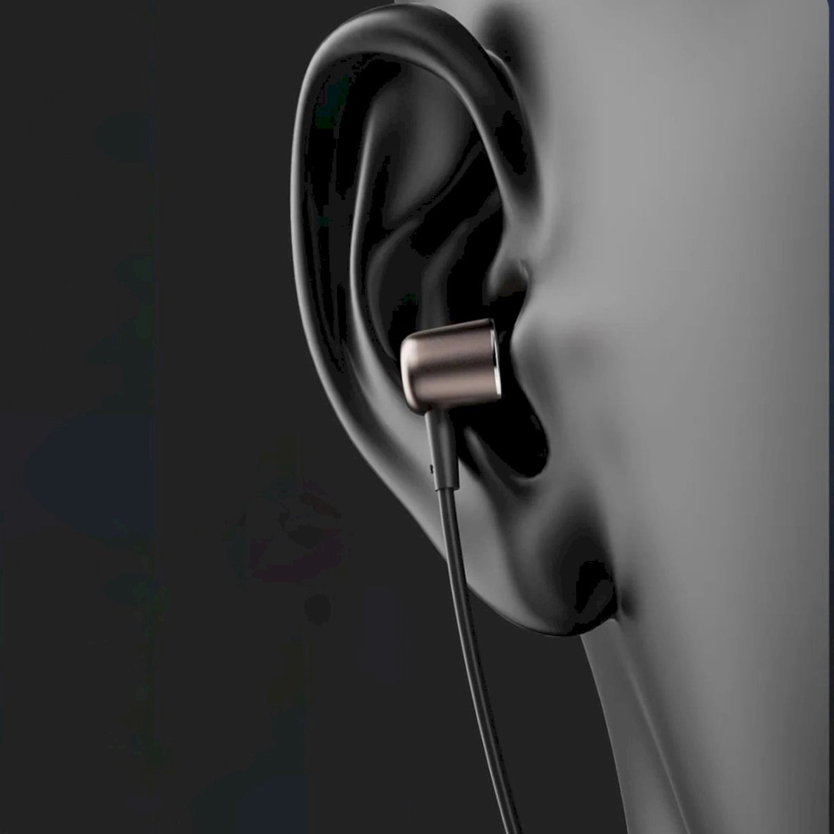 Dudao X1PROT in-ear laidinės USB-C ausinės 1.2 m – juodas 3