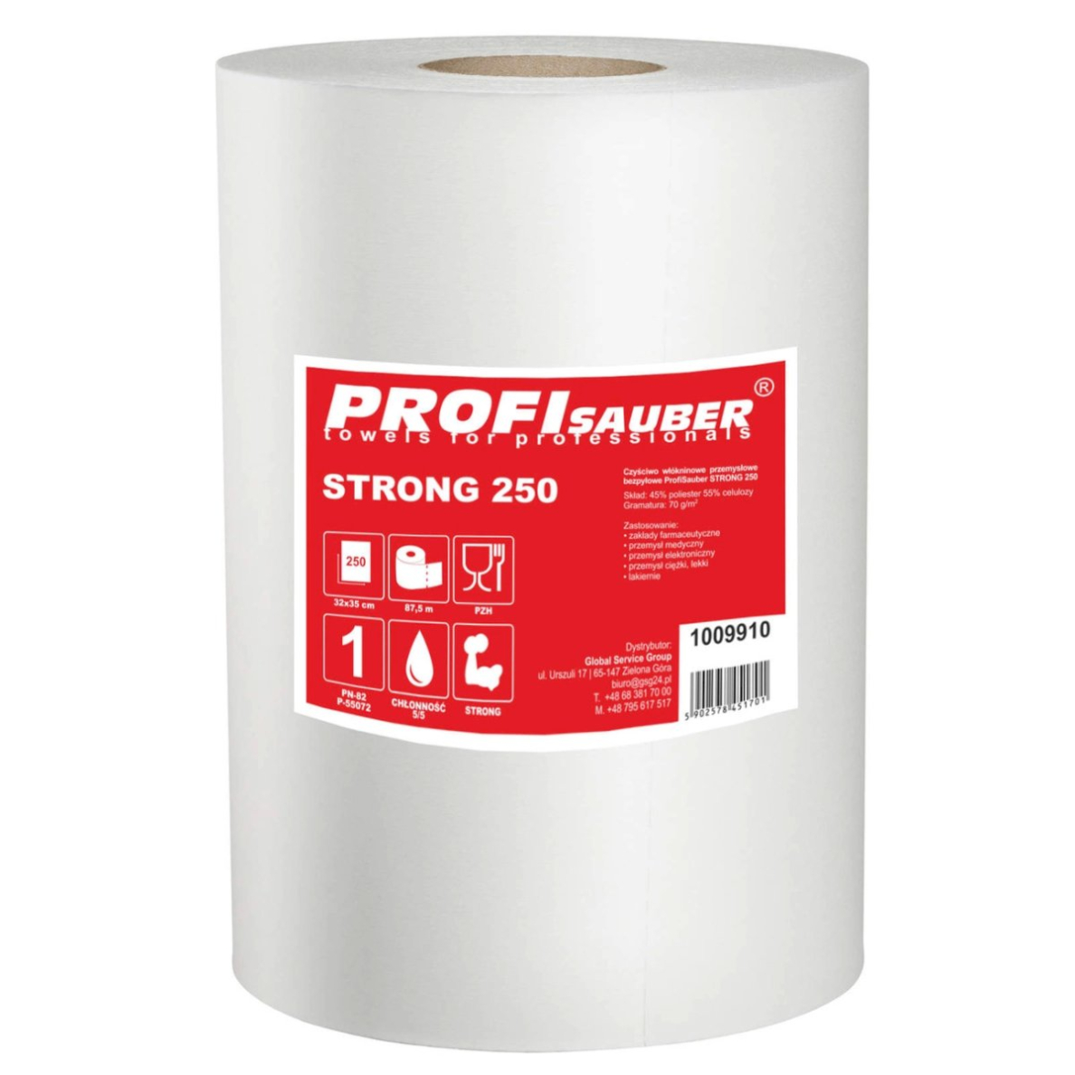 Durable industrial nonwoven cleaning cloth ProfiSauber STRONG 250 Durable industrial nonwoven cleaning cloth ProfiSauber STRONG 250